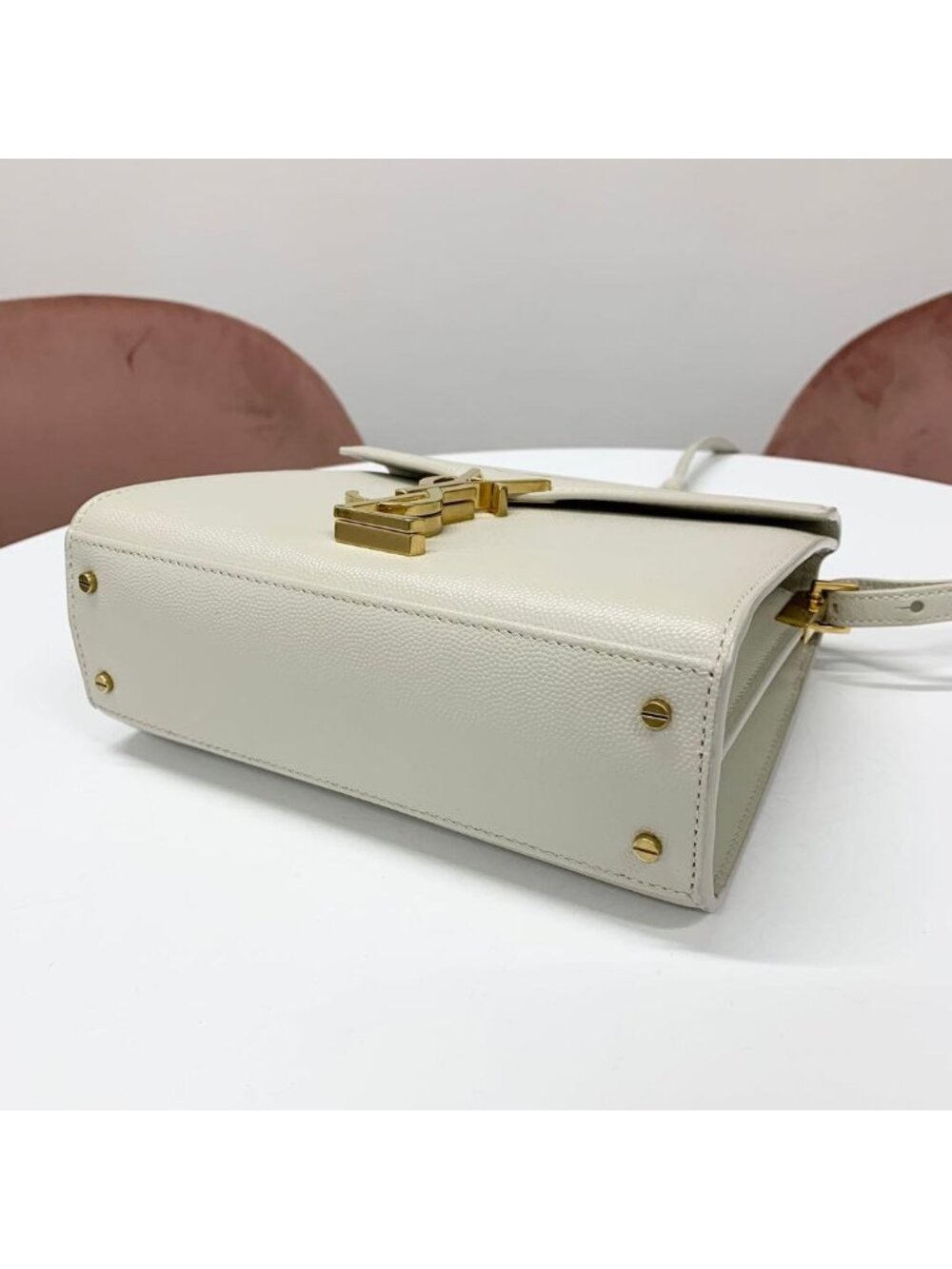 Saint Laurent Cassandra Logo 2-Way Shoulder Bag - Picture 4 of 10